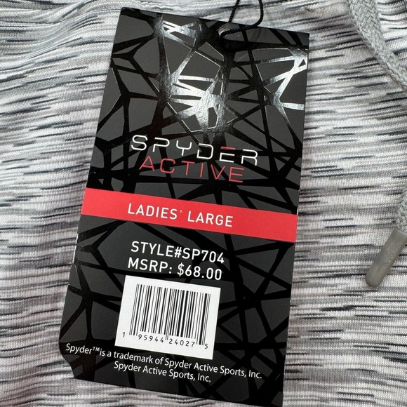 NWT Spyder Active Jogger Sweatpants L‎ Large Womens Gray Gym Workout Ladies $68 - Picture 12 of 12